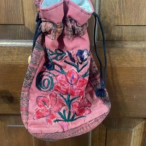 Hand crafted bag from Cancun, Mexico.